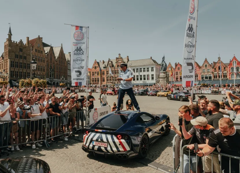 Gumball 3000 Rally kent geslaagde Belgische passage