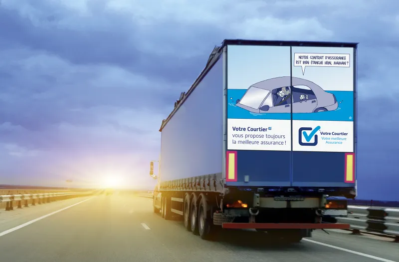 truckvertising voor Brocom - Je Makelaar